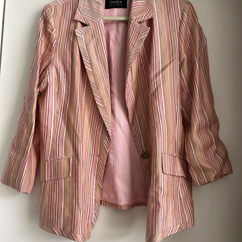 Dana Buchman striped blazer